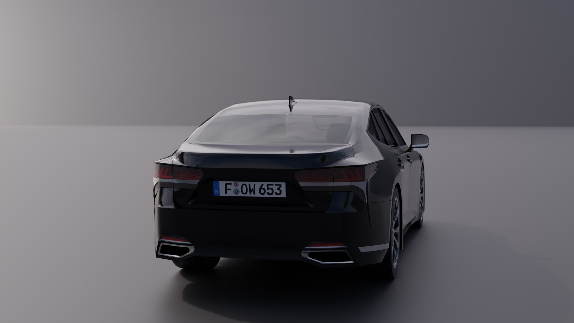 Generic Luxury Sedan 3D Model - TurboSquid 1833085