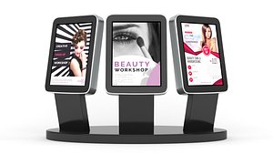 Electronic Kiosk 3D model