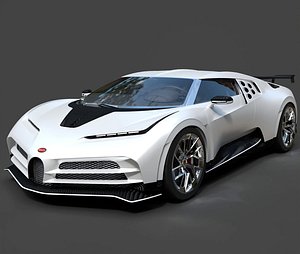 Bugatti Centodieci  - High Detail Hypercar 3D Model 3D model