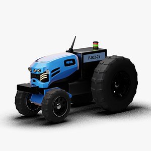 3D Futuristic Compact Tractor P-002-25