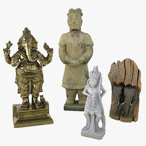 discounted ganesha statue 3D model