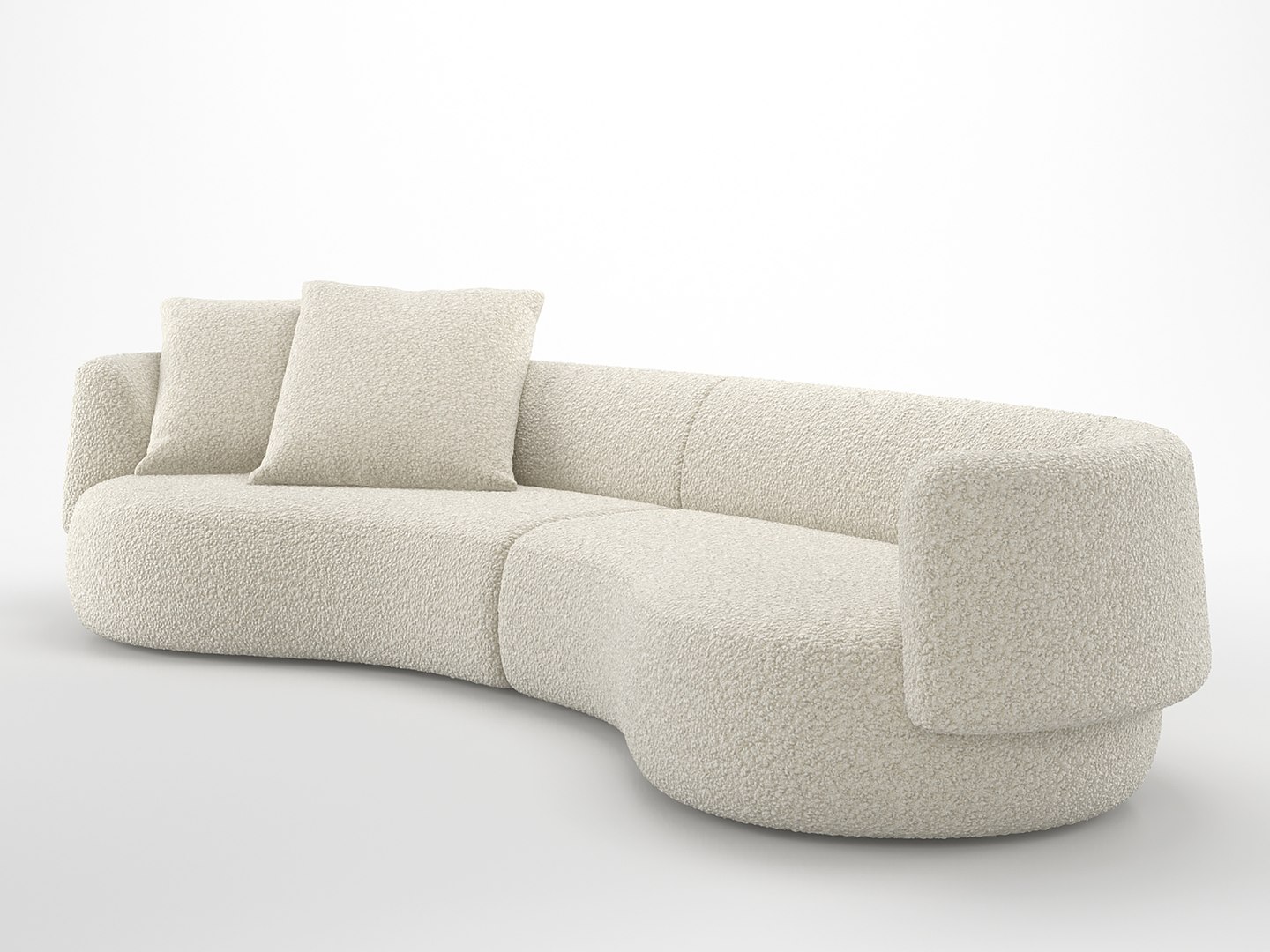 3D Model FAO Double Sofa TurboSquid 2155216