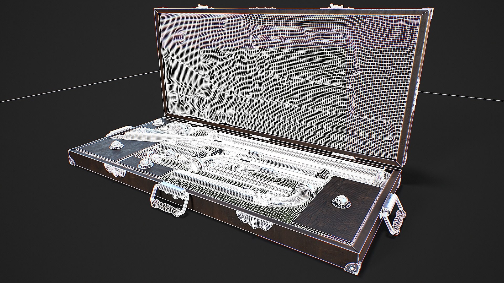 Flintlock Gun Case 3D - TurboSquid 2370009