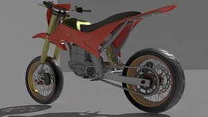 blender super motorcycle 3D model