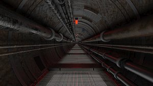 tunnel service 3D model