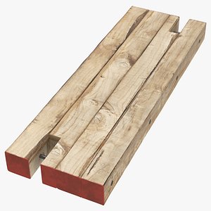 wooden crane mats 01 model