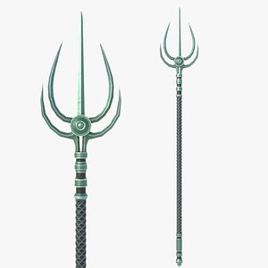 Fantasy trident 3D