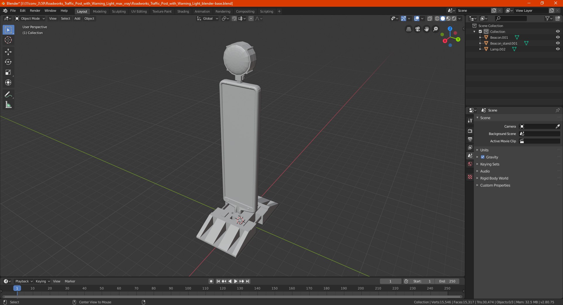 3D model roadworks traffic post warning light https://p.turbosquid.com/ts-thumb/Bz/XyN3Sj/QX/roadworkstrafficpostwithwarninglight3dsmodel021/jpg/1616025271/1920x1080/fit_q87/96b84637a61610d651c0ed1028672290a0b6e07c/roadworkstrafficpostwithwarninglight3dsmodel021.jpg