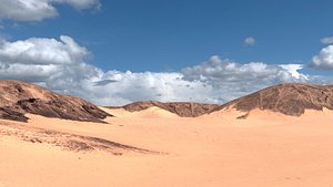 Yemen desert landscape