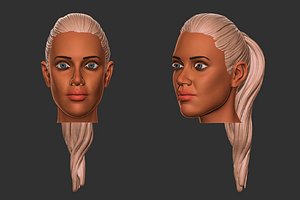 3D model hair 32