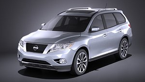 nissan pathfinder 2016 3D model