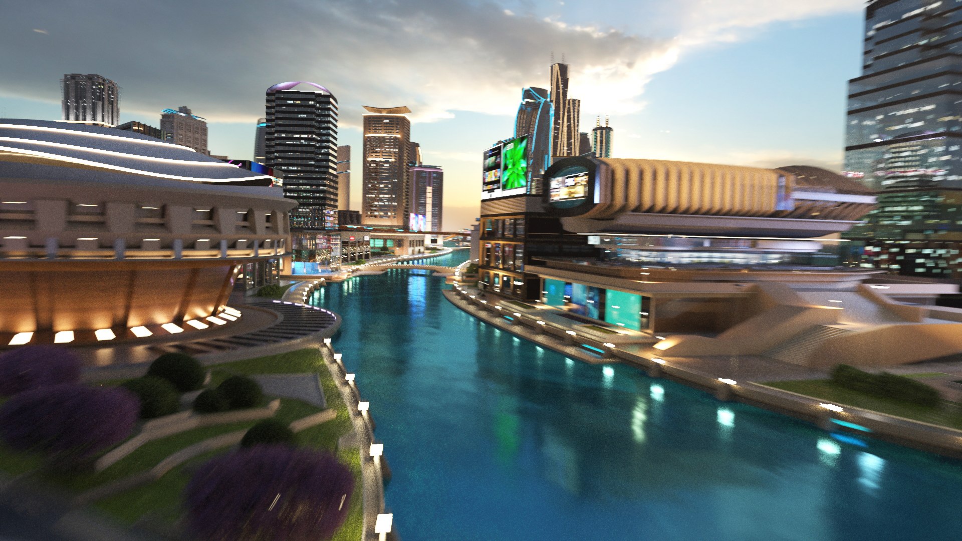 Downtown  Night Scene 3D model https://p.turbosquid.com/ts-thumb/Bz/eCAlYj/6j/3/jpg/1666567860/1920x1080/fit_q87/43ed570ee9acddc7b1c5fa42992271411e91a843/3.jpg