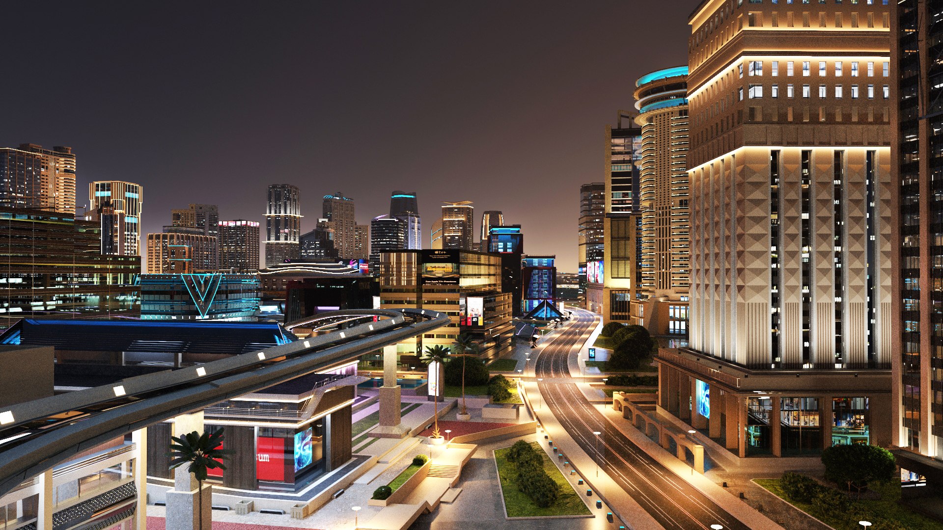 Downtown  Night Scene 3D model https://p.turbosquid.com/ts-thumb/Bz/eCAlYj/Q4/4/jpg/1666567861/1920x1080/fit_q87/6768a16db323ac38146e15e5deac5a79ae42c12b/4.jpg