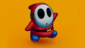 Shy Guy stylized and Rigged