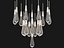 Soltaire Round Chandelier-Medium 3D model