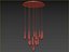 Soltaire Round Chandelier-Medium 3D model