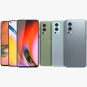 3D OnePlus Nord 2 5G All Colors model