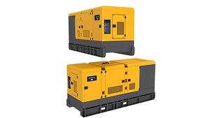 3D Industrial Diesel Generator