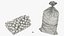 Bag with Frozen Ice Cubes 8LB Clear