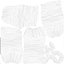 Bag with Frozen Ice Cubes 8LB Clear