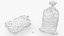Bag with Frozen Ice Cubes 8LB Clear