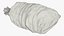 Bag with Frozen Ice Cubes 8LB Clear