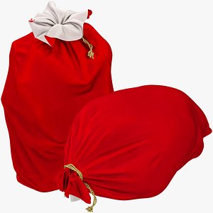 3D Santa Bags Collection V1 model