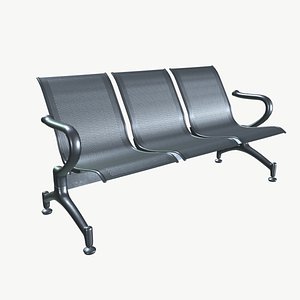 3D Waiting Area Chair