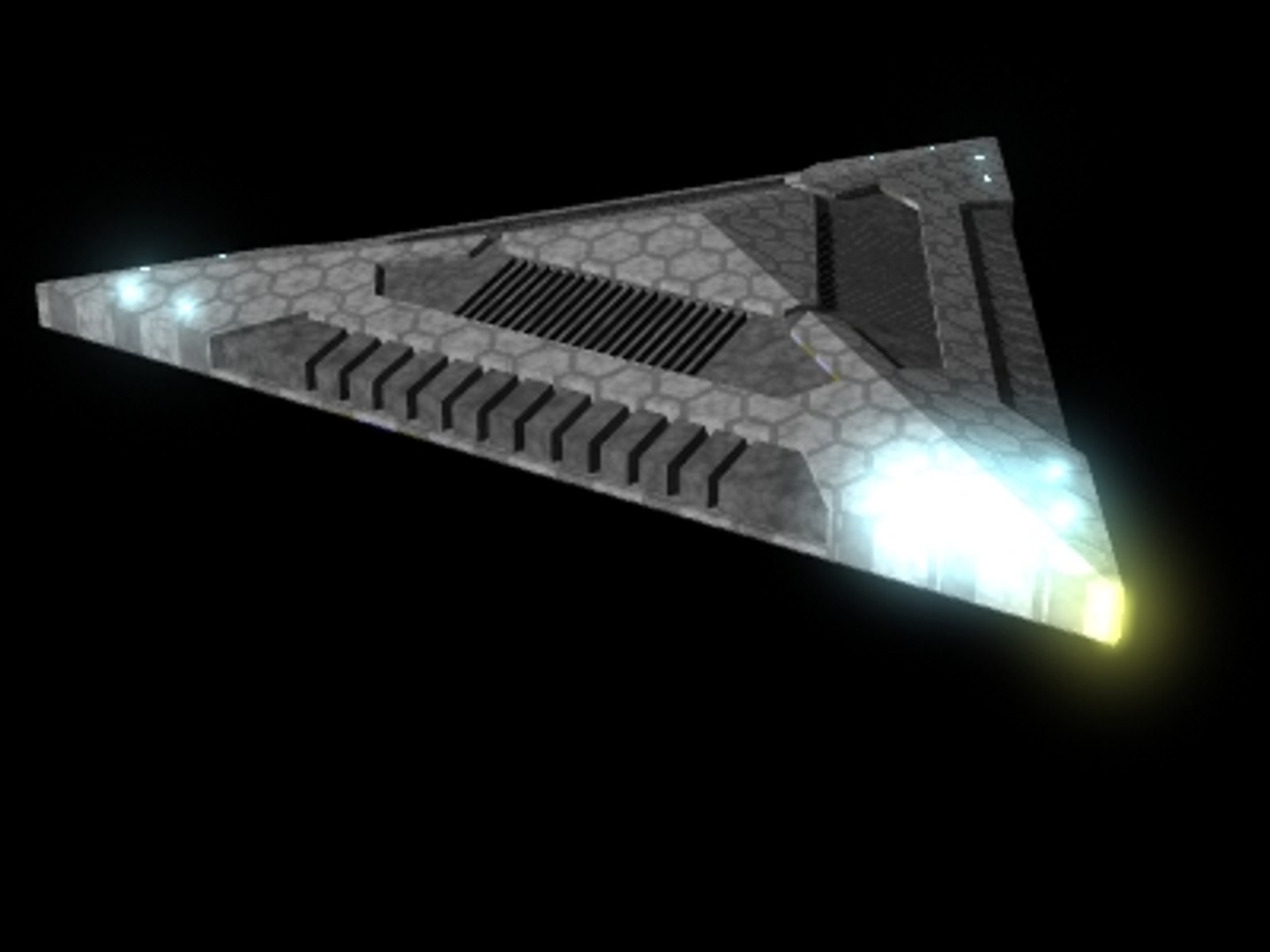 3d Alien Spacecraft Model