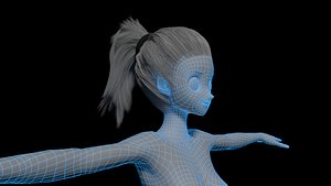 cartoon character 3D model