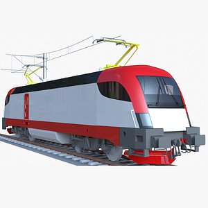 3D siemens locomotive taurus model