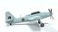 Low Poly Cartoon Fairey Spearfish WWII Airplane model