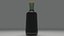 botella de vidrio con tapón de corcho