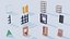 Pack 84 Meubles Low-Poly