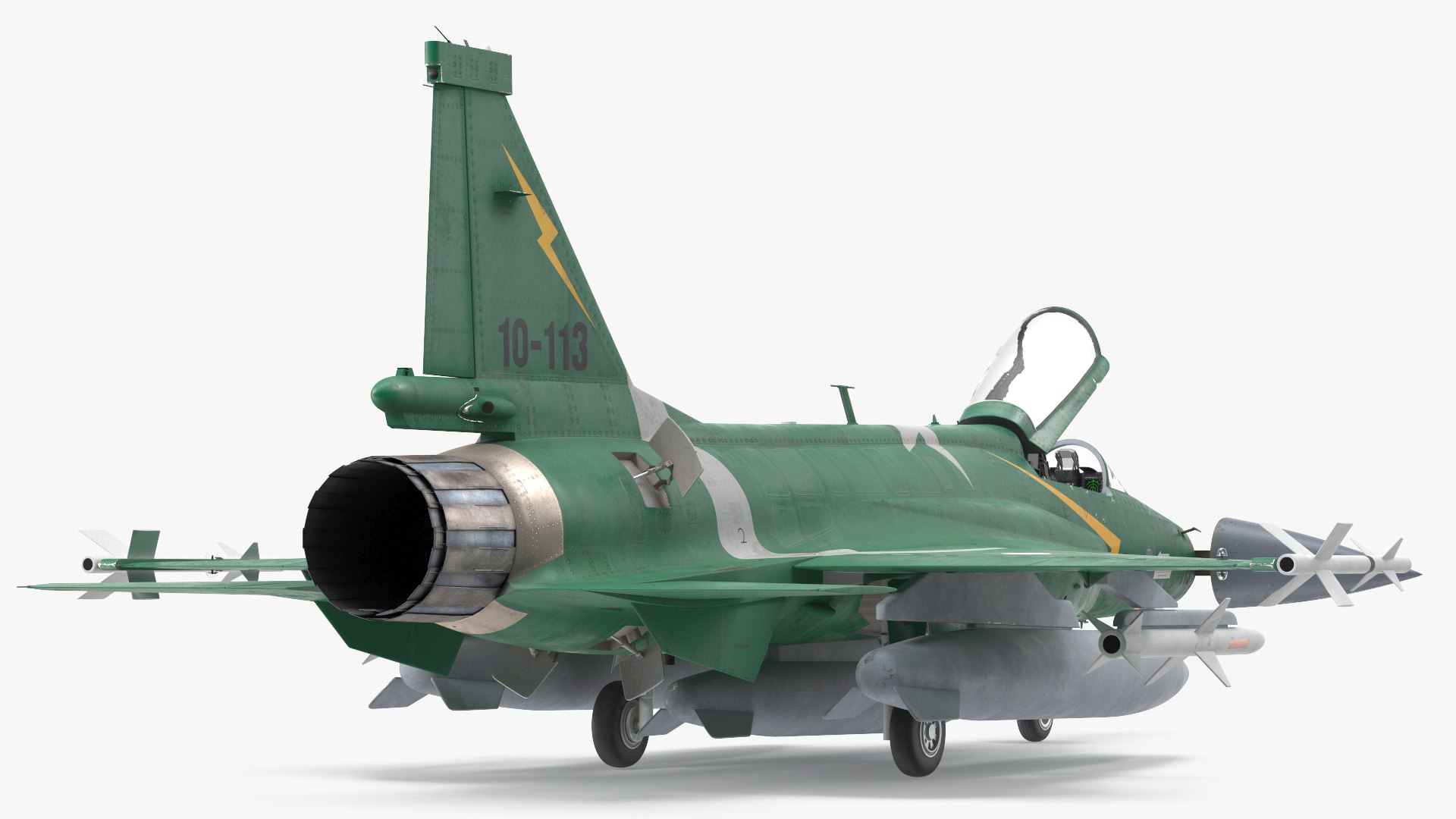 PAC JF-17 Thunder Green Livery with Armament Rigged 3D https://p.turbosquid.com/ts-thumb/C0/9n4Ey1/Bo/pacjf17thundergreenliverywitharmamentrigged3dmodel017/jpg/1632437651/1920x1080/fit_q87/9abc6e325d3823f8c5dcc72687d940370c667744/pacjf17thundergreenliverywitharmamentrigged3dmodel017.jpg