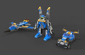 robot lego 3D model