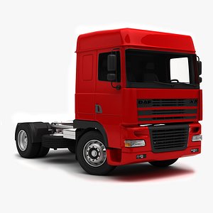 DAF XG Plus FTG Tractor Truck 2-axle 2024 3D model - Download Vehicles on