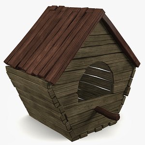 3d house birdhouse bird