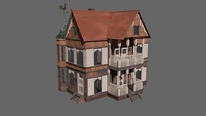 3D model Old Stylized House