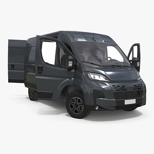 3D model Small Duty Cargo Van Rigged