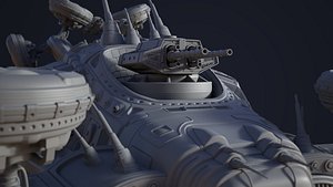 3D matrix airship model