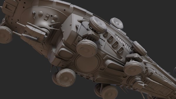 3D matrix airship model - TurboSquid 1316901