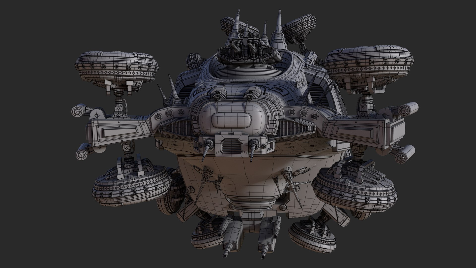 3d Matrix Airship Model Turbosquid 1316901