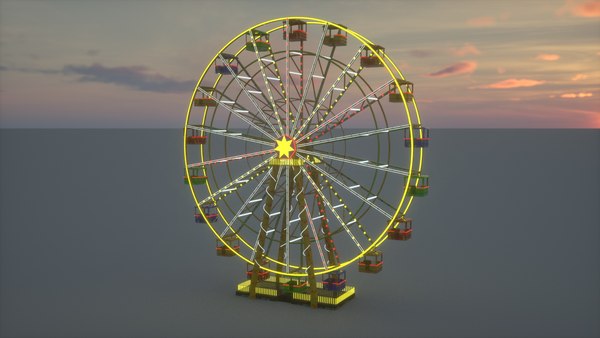 Ferris Wheel 3D model 3D model