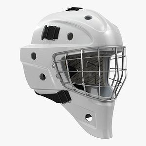 Hockey Goalie Mask Generic White
