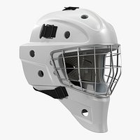 Hockey Goalie Mask Generic White