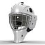 Hockey Goalie Mask Generic White