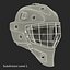 Hockey Goalie Mask Generic White