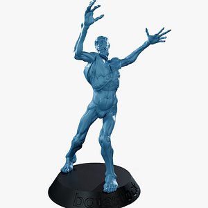 Zombie Undead Pose 02 3D printable STL model 3D model