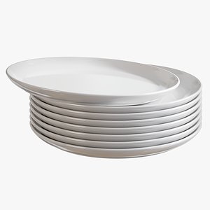 White Salad Plates